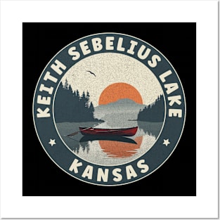 Keith Sebelius Lake Kansas Sunset Posters and Art